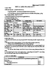 Đề kiểm tra học kì I Sinh học lớp 8 (Có đáp án) - Năm học 2013-2014